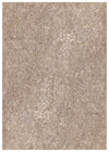 Sous-tapis de 5 pi x 8 pi - brun