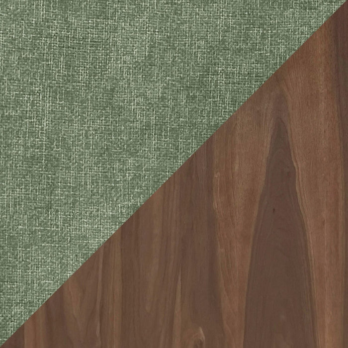 Ensemble de salle à manger Rain 5 pièces avec table ronde - vert