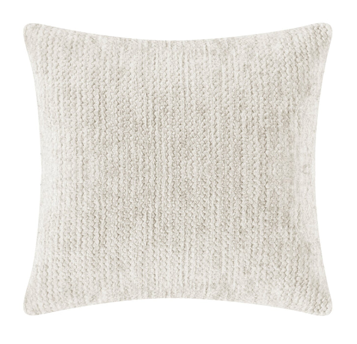Sofa sectionnel modulaire Lounge 5 pièces en chenille avec pouf - beige 