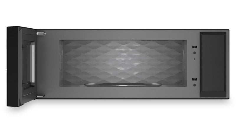Four à micro-ondes à hotte intégrée intelligent à profil bas Whirlpool de 1,1 pi3 - noir - YWMML5530RB