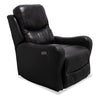 Fauteuil coulissant à inclinaison électrique Ellis de 32 po en similicuir - noir