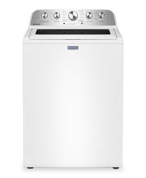 Laveuse Maytag à chargement par le haut de 5,5 pi3 avec turbine et option Animal Pet Pro - blanche - MTW5600RW