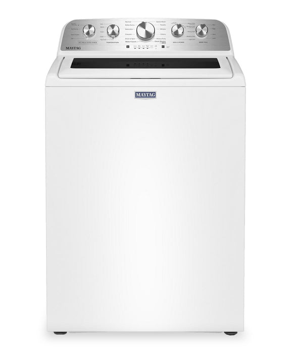Laveuse Maytag à chargement par le haut de 5,5 pi3 avec turbine et option Animal Pet Pro - blanche - MTW5600RW