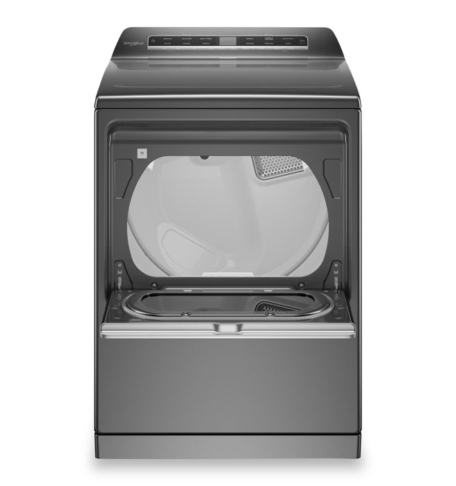 Sécheuse à gaz intelligente à la vapeur Whirlpool de 7,4 pi³ - ombre chrome - WGD8127LC