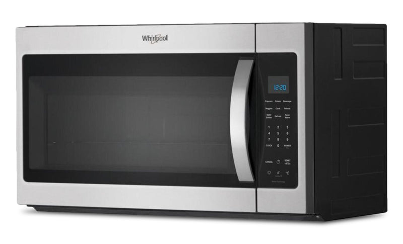 Four à micro-ondes à hotte intégrée Whirlpool de 1,9 pi³ avec cuisson par capteur - acier inoxydable  - YWMMS3230SZ