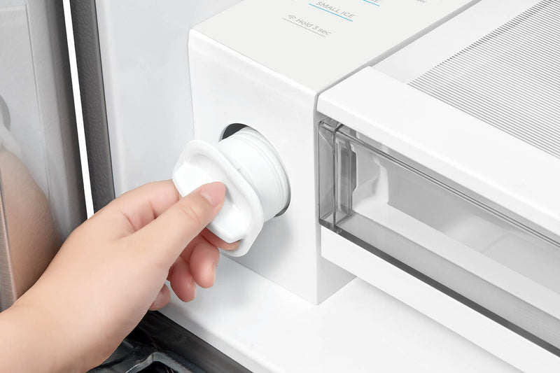 Réfrigérateur Midea de 26,5 pi3 et de 36 po à portes françaises avec pichet à remplissage automatique et machine à glaçons double - MRF27I6BST