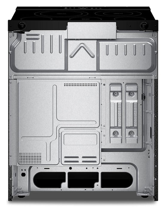 Cuisinière intelligente électrique Whirlpool de 5,3 pi3 et de 30 po avec mode sans préchauffage - noire - YWSES3330TB