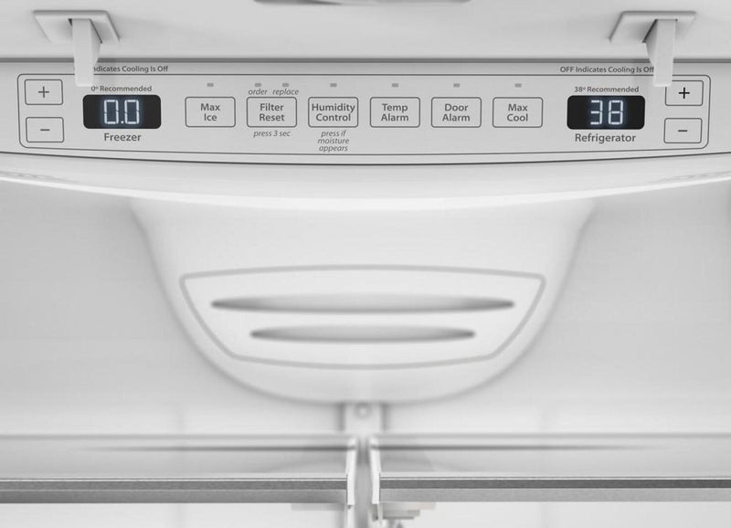 Réfrigérateur KitchenAid de 36 po et de 20 pi3 de profondeur comptoir à portes françaises - acier inoxydable - KRFC136RPS