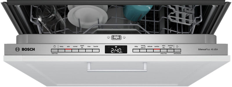 Lave-vaisselle Bosch de série 300 de 24 po et de 46 dBA avec PrecisionWashMD et 3ᵉ panier – SHV53D73UC