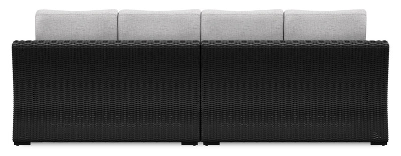 Causeuses de droite et de gauche Jasper pour la terrasse - noir