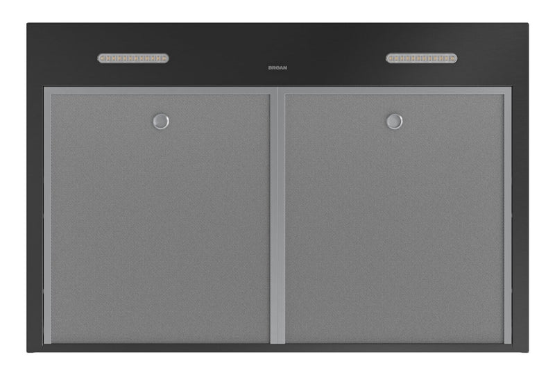 Hotte de cuisinière sous l’armoire Broan de série GLA2 de 36 po - acier inoxydable noir - GLA2363BLS 