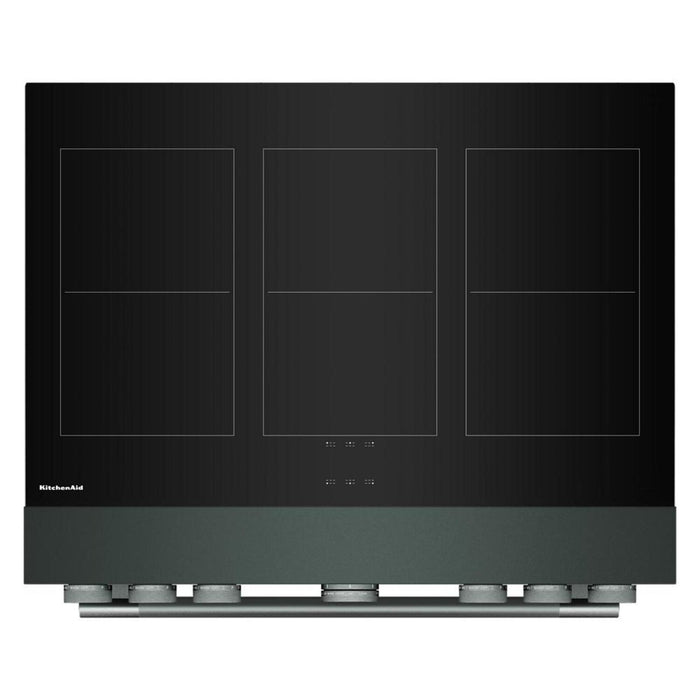 Cuisinière à induction KitchenAid de 5,1 pi3 et de 36 po avec friture à air sans préchauffage - genièvre - KFIS936SJP