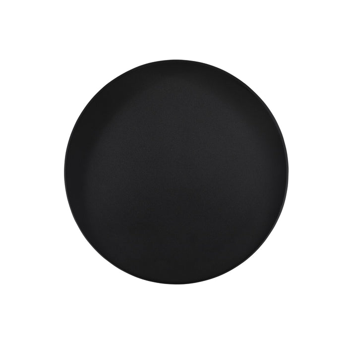  Table de bout moderne Vaughn de 17,7po- noire 