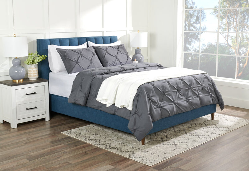 Couverture Veranda & Grove en coton à 4 couches pour grand lit - blanche