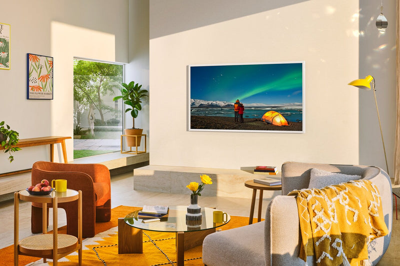 Téléviseur intelligent QLED The Frame SAMSUNG LS03F UHD 4K de 50 po avec Vision AI (QN50LS03FAFXZC) - modèle 2025