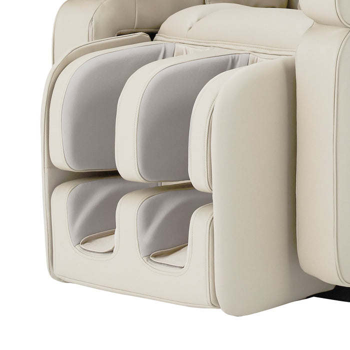 Fauteuil de massage complet Real ProMC de Panasonic en cuir synthétique de qualité supérieure - blanc
