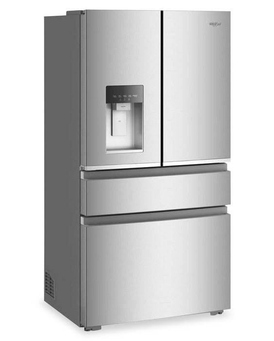 Réfrigérateur Whirlpool de 22 pi3 et de 36 po de profondeur comptoir véritable à portes françaises - acier inoxydable - WRMC5036RZ