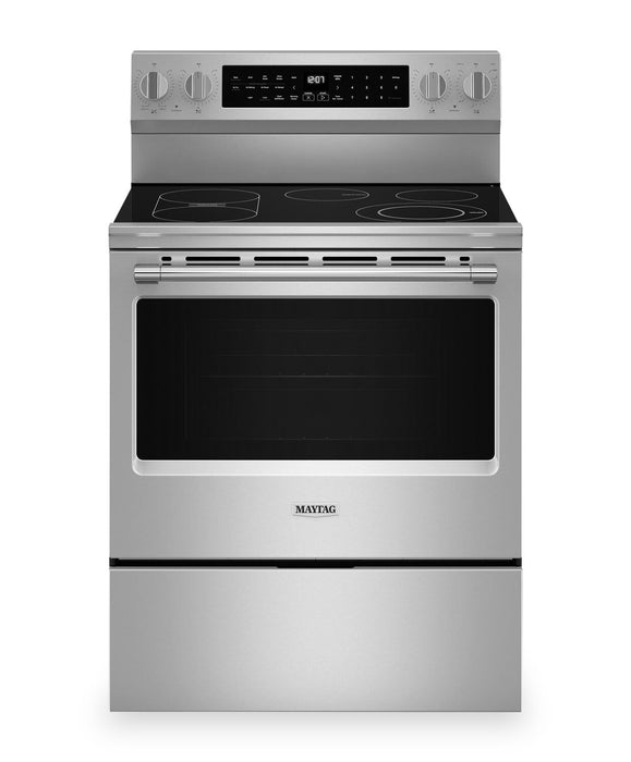 Cuisinière intelligente électrique Maytag de 5,3 pi³ avec friture à air et gril pour l’intérieur - acier inoxydable - YMFES8030RZ