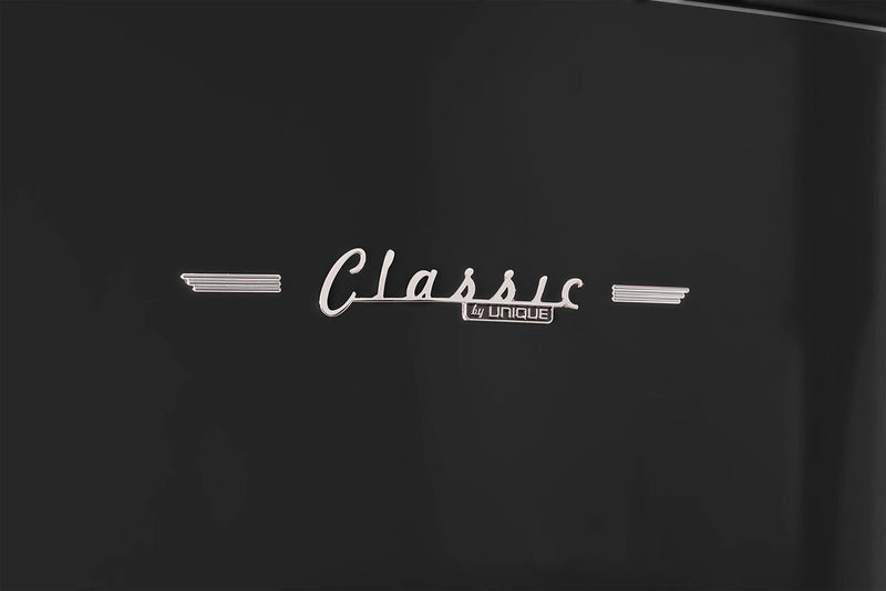 Réfrigérateur Classic Rétro d’Unique de 28 po et de 17 pi3 à congélateur inférieur - noir mat - UNQ-455L MB AC