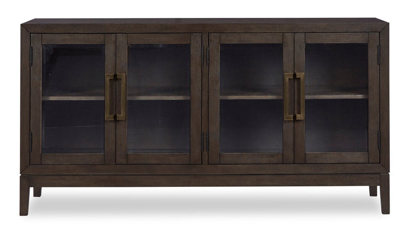 Desserte de salle à manger Metro de 60 po (L) avec rangement - brune