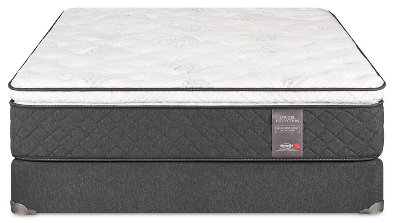 Ensemble matelas moyen à plateau-coussin Encore Atmosphere de Springwall pour grand lit 