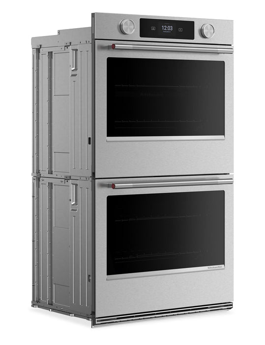 Four mural intelligent électrique KitchenAid de 27 po - acier inoxydable PrintShieldMC - KOED727SPS\t