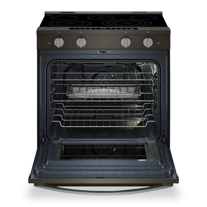 Cuisinière électrique Whirlpool de 5,3 pi3 avec friture à air et revêtement WipeCleanMC - acier inoxydable noir - YWSES7530RV