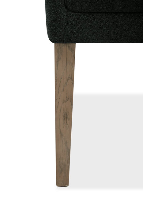 Chaise de salle à manger Clay en tissu de polyester - anthracite