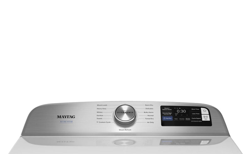 Sécheuse à gaz Animal Pet Pro de Maytag de 7,4 pi3 - Blanches - MGD7205RW 