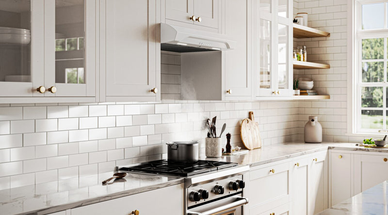 Hotte de cuisinière sous l’armoire Broan de série ALT3 de 30 po - blanche - ALT3304WW