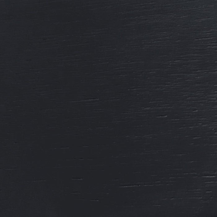 Chaise de salle à manger Remi avec dossier en échelle courbé - noire