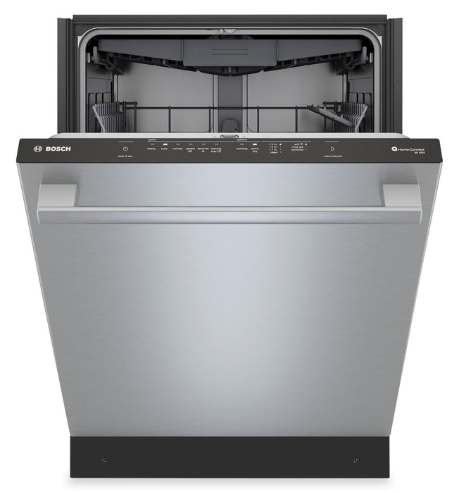 Lave-vaisselle Bosch de série 300 de 24 po et de 46 dBA avec commandes sur le dessus - acier inoxydable - SHX53DM5N
