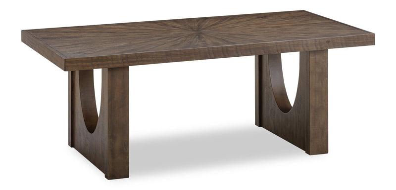 Ensemble de salle à manger Sol de Kort & Co. 6 pièces avec table de 78 po (L), base piédestal, banc et 4 chaises - noir et brun