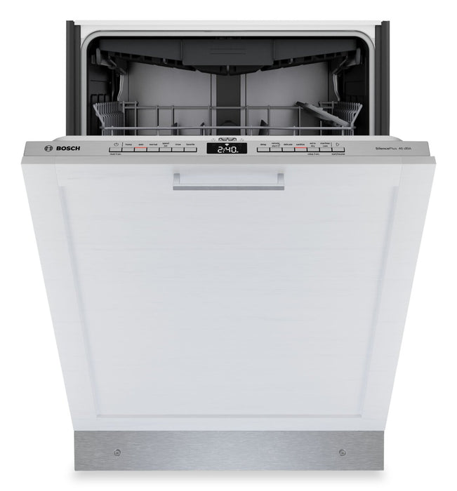 Lave-vaisselle Bosch de série 300 de 24 po et de 46 dBA avec PrecisionWashMD et 3ᵉ panier – SHV53D73UC