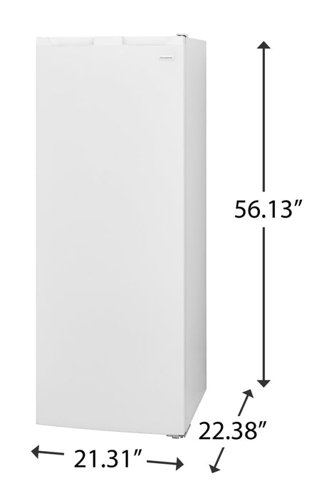Congélateur vertical Frigidaire de 7 pi3 qui convient à une installation dans un garage - FFUE0726AW