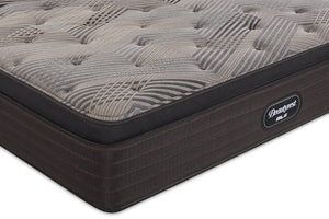 Matelas moyen à Euro-plateau GL6 de Beautyrest pour lit simple très long