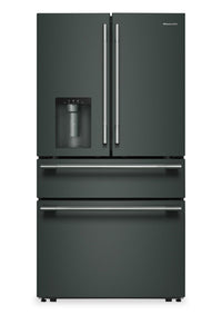  Réfrigérateur KitchenAid de 29 pi3 à portes françaises - genièvre - KRMF436SJP