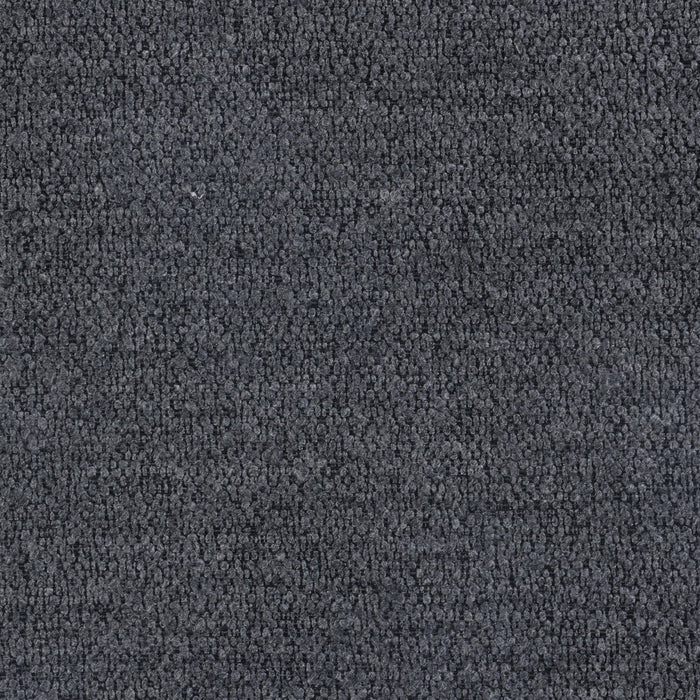 Lit plateforme rembourré Rain de Kort & Co. en tissu anthracite capitonné - format lit double