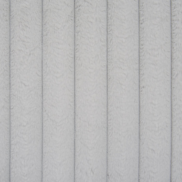 Lit plateforme rembourré Aria en tissu gris capitonné - format très grand lit