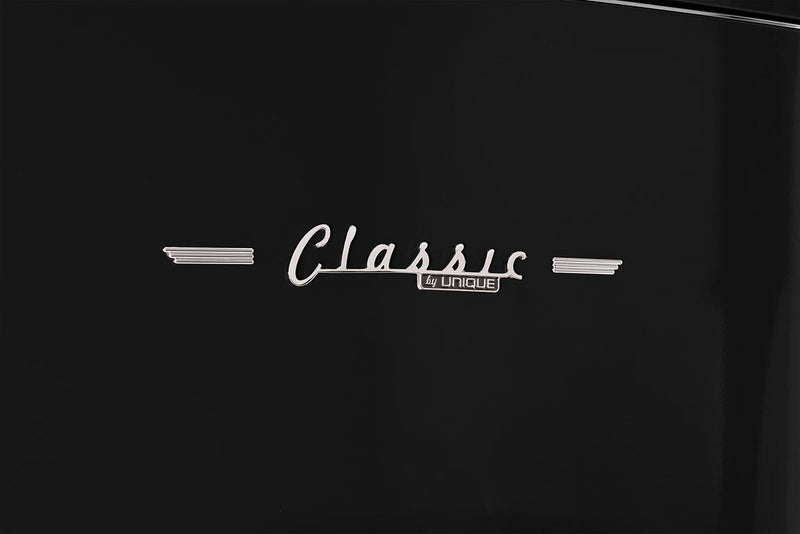 Réfrigérateur Classic Rétro d’Unique de 28 po et de 17 pi3 à congélateur inférieur - noir - UNQ-455L B AC