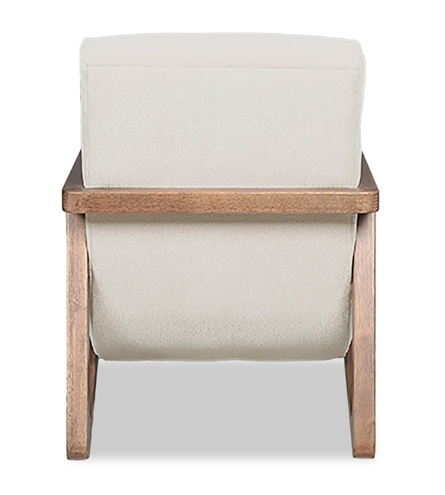 Fauteuil d’appoint Cove de 28 po en tissu de chenille - lin