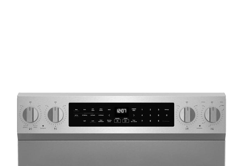 Cuisinière intelligente électrique Maytag de 5,3 pi³ avec friture à air et gril pour l’intérieur - acier inoxydable - YMFES8030RZ