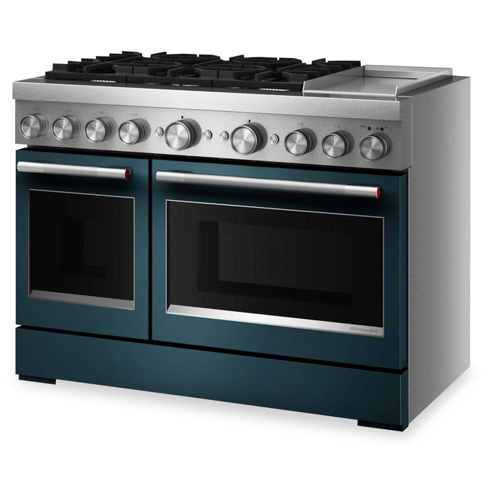 Cuisinière hybride KitchenAid de 6,3 pi³ à 6 brûleurs avec plaque chauffante - agave - KFDD948SAG 