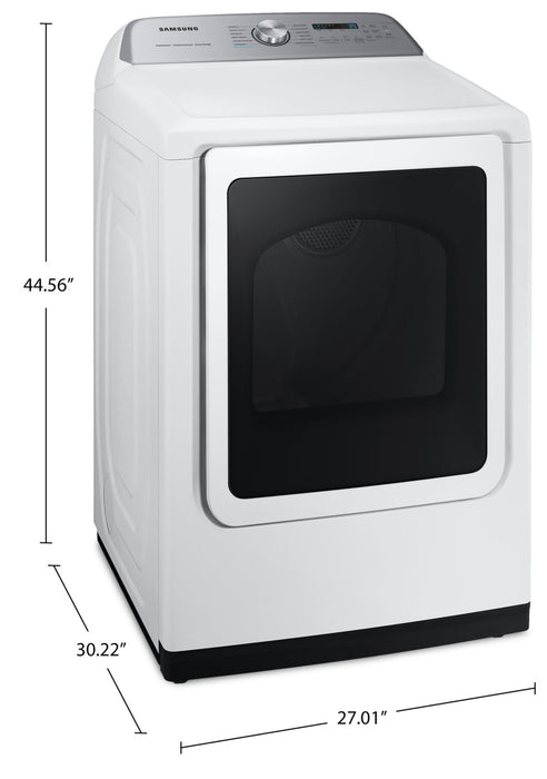 Sécheuse électrique à la vapeur Samsung de 7,4 pi3 - blanche - DVE52DG5505WAC