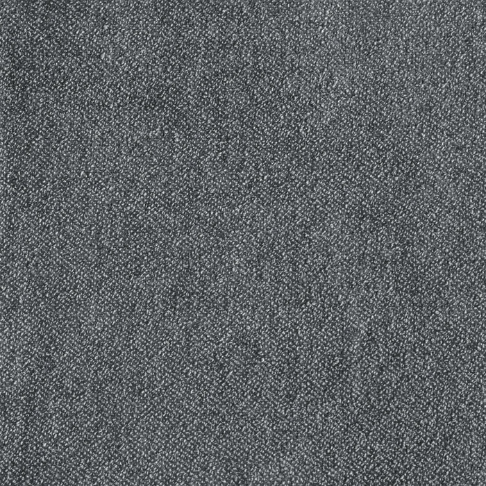 Base de lit plateforme rembourrée Amos en tissu anthracite - format lit double