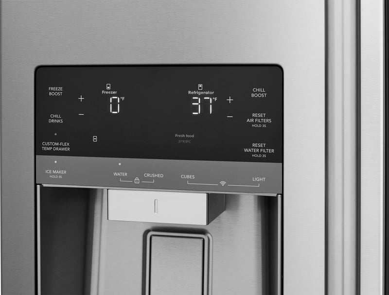 Réfrigérateur 4 portes Frigidaire Professional de 21 pi3 de profondeur comptoir à portes françaises - PRMC2290BF