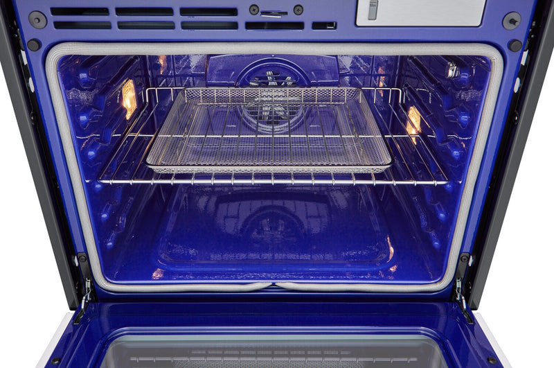 Four mural combiné électrique LG Studio de 6,4 pi3 et de 30 po avec convection véritable - essence blanche - WCES6428N