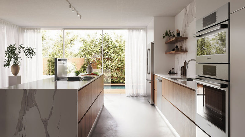 Système de ventilation à aspiration descendante Bosch de série 800 de 30 po - acier inoxydable - HDD80052UC