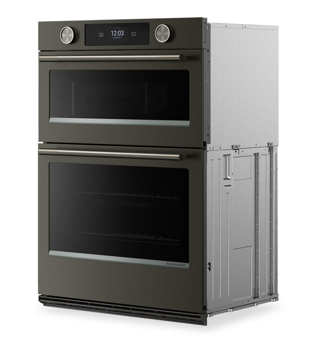 Four mural combiné intelligent électrique KitchenAid de 30 po - minerai noir - KOEC730SBE