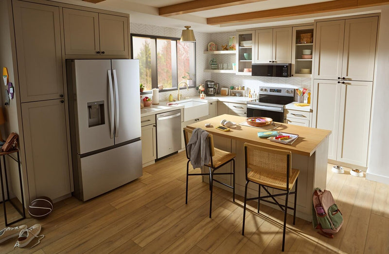 Réfrigérateur Whirlpool de 36 po et de 30 pi3 à portes françaises avec eau et glaçons - acier inoxydable - WRFF3536SZ